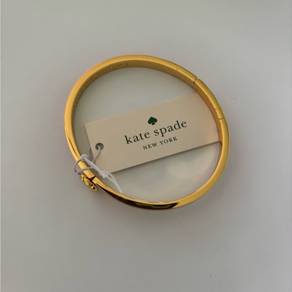 Kate Spade Gold and Pink Heart Bracelet - Picture 3 of 3